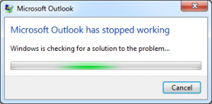 Microsoft outlook 2010 keeps not responding