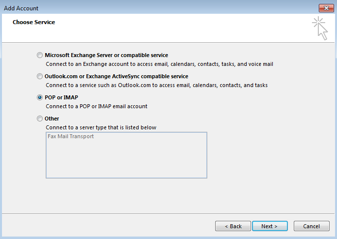 microsoft exchange server for outlook 2010 smtp